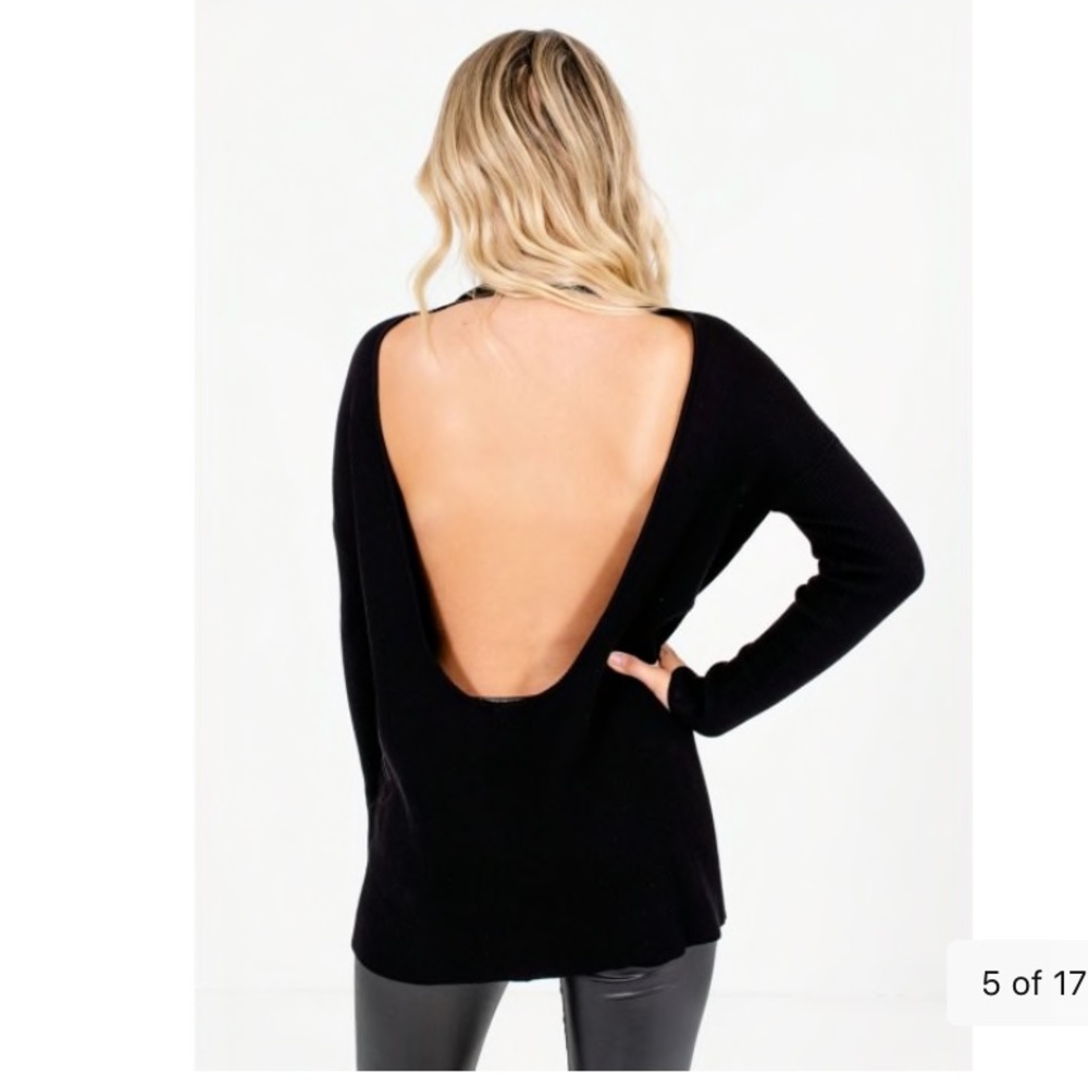 Open Back Turtleneck